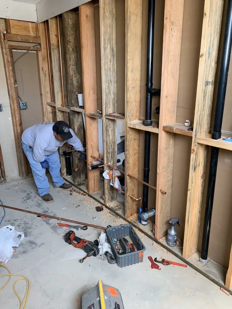 Commercial rough-in plumbing for Gas Line Repair in Woodcreek